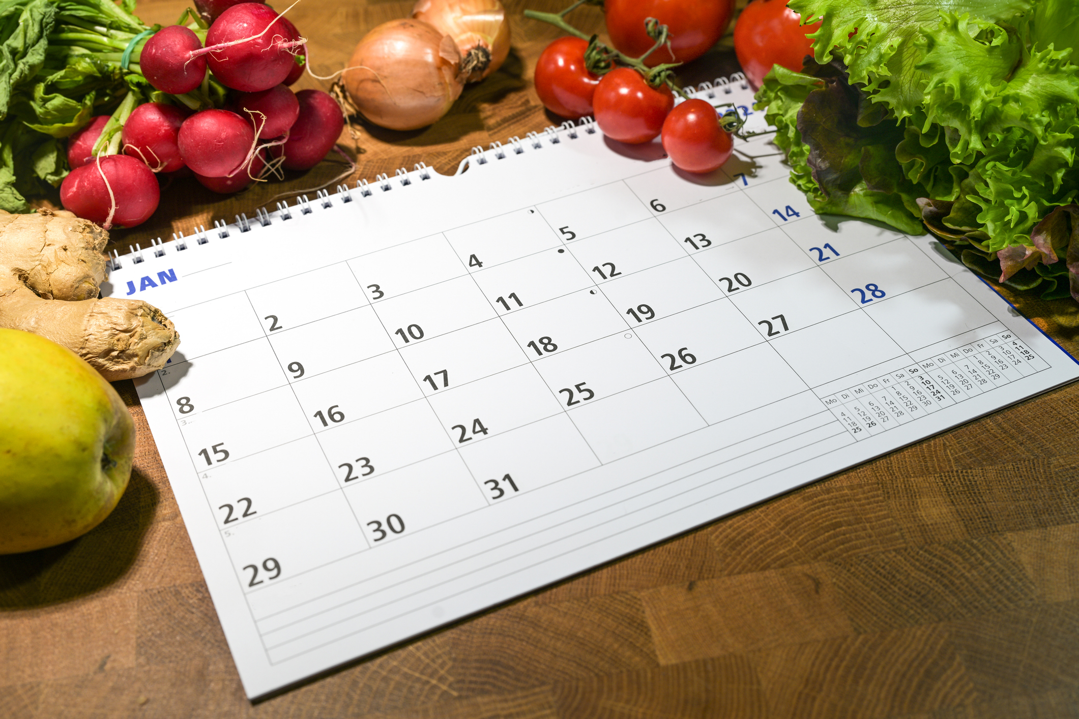 Frühbeet-Jahreskalender