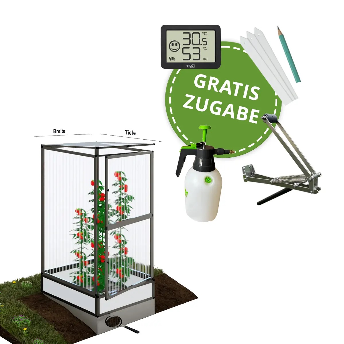 Frühbeet Tomaten Set Premium