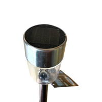 Solarlampe Edelstahl 2